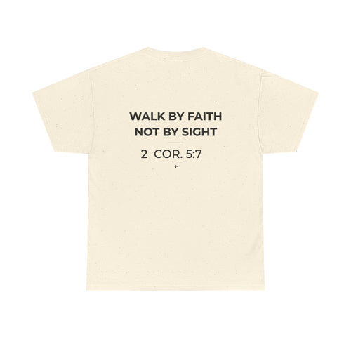 Coe Faith Co. Signature Tee | Faith-Based Christian T-Shirt | Walking by Faith Not by Sight