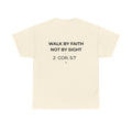 Coe Faith Co. Signature Tee | Faith-Based Christian T-Shirt | Walking by Faith Not by Sight