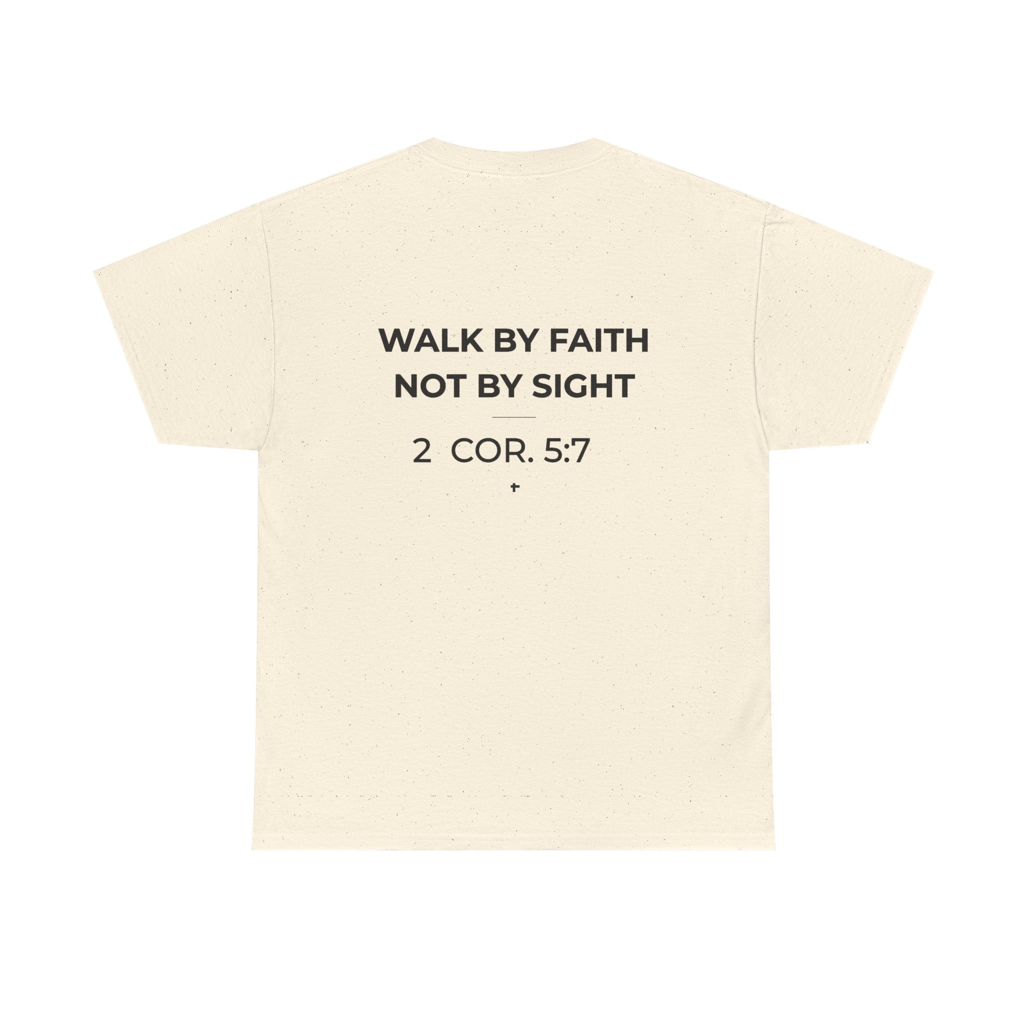 Coe Faith Co. Signature Tee | Faith-Based Christian T-Shirt | Walking by Faith Not by Sight
