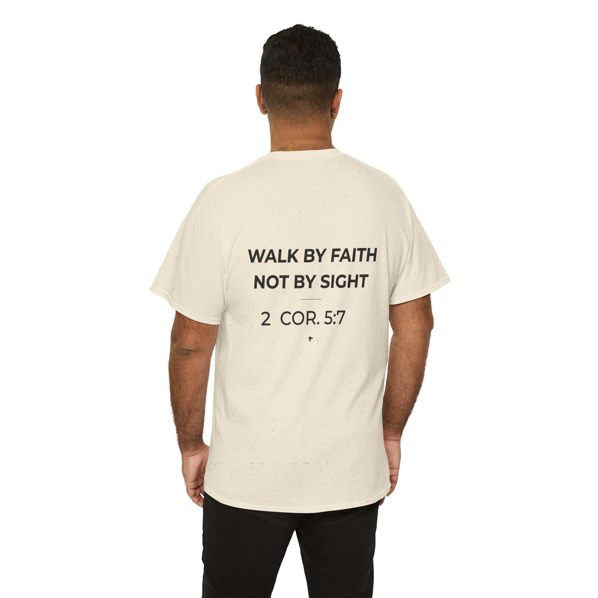 Coe Faith Co. Signature Tee | Faith-Based Christian T-Shirt | Walking by Faith Not by Sight